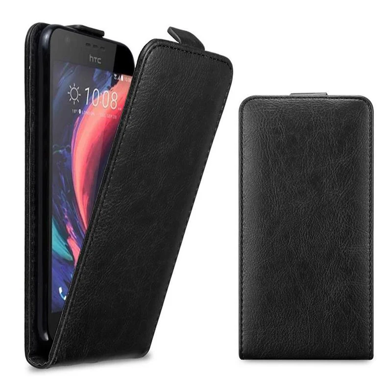 Cadorabo Hülle kompatibel mit HTC Desire 10 LIFESTYLE / Desire 825 Schutzhülle im Flip Design mit Magnetverschluss