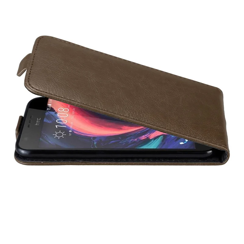 Cadorabo Hülle kompatibel mit HTC Desire 10 LIFESTYLE / Desire 825 Schutzhülle im Flip Design mit Magnetverschluss