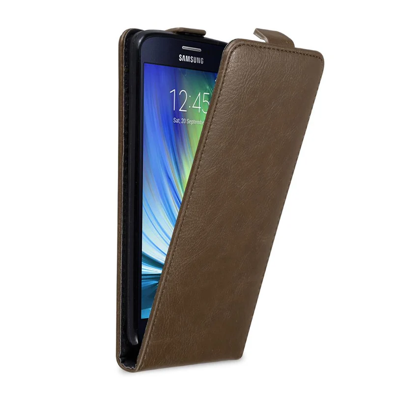 Cadorabo Hülle kompatibel mit Samsung Galaxy A8 2015 Schutzhülle im Flip Design mit Magnetverschluss