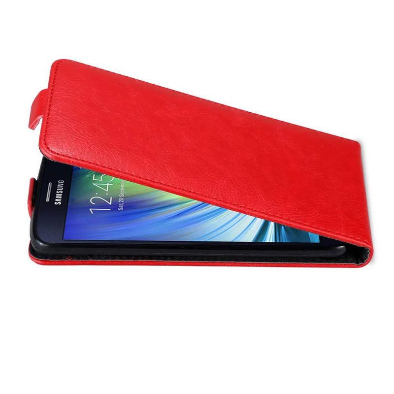 Cadorabo Hülle kompatibel mit Samsung Galaxy A8 2015 Schutzhülle im Flip Design mit Magnetverschluss