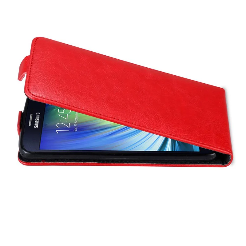 Cadorabo Hülle kompatibel mit Samsung Galaxy A8 2015 Schutzhülle im Flip Design mit Magnetverschluss
