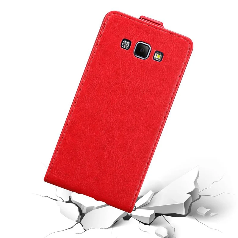 Cadorabo Hülle kompatibel mit Samsung Galaxy A8 2015 Schutzhülle im Flip Design mit Magnetverschluss