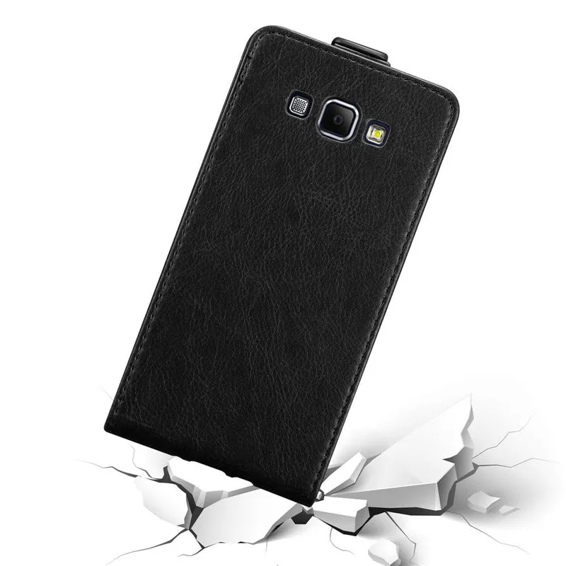 Cadorabo Hülle kompatibel mit Samsung Galaxy A8 2015 Schutzhülle im Flip Design mit Magnetverschluss