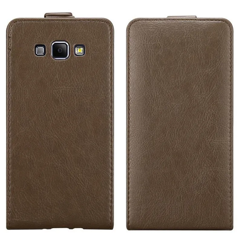 Cadorabo Hülle kompatibel mit Samsung Galaxy A8 2015 Schutzhülle im Flip Design mit Magnetverschluss