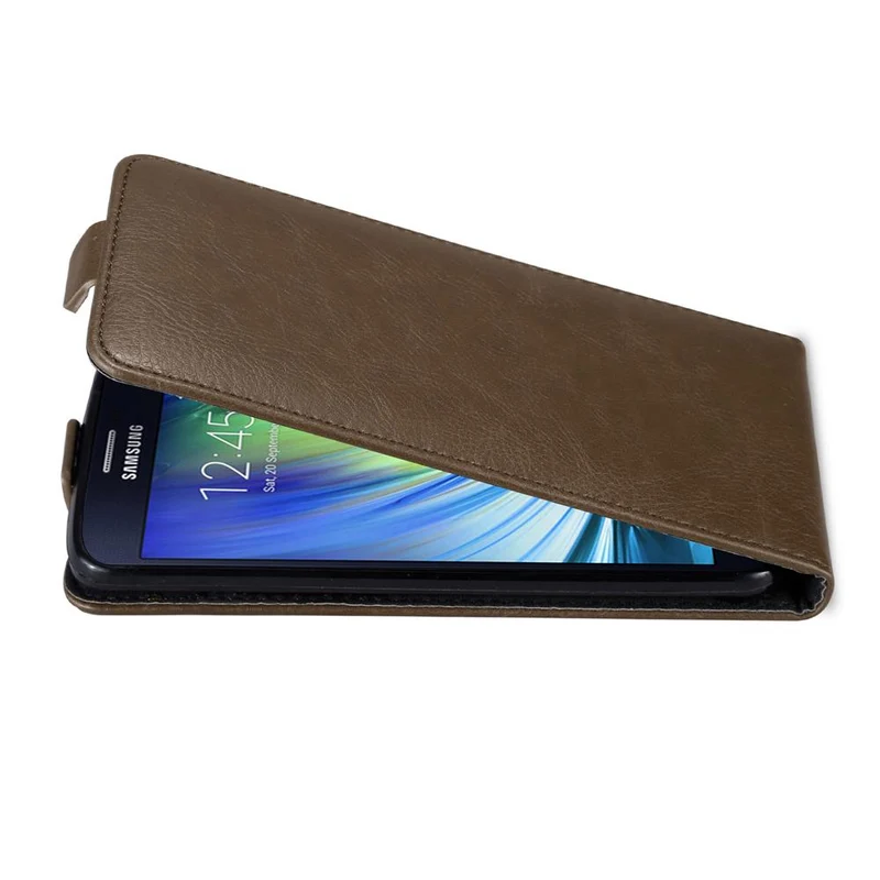 Cadorabo Hülle kompatibel mit Samsung Galaxy A8 2015 Schutzhülle im Flip Design mit Magnetverschluss