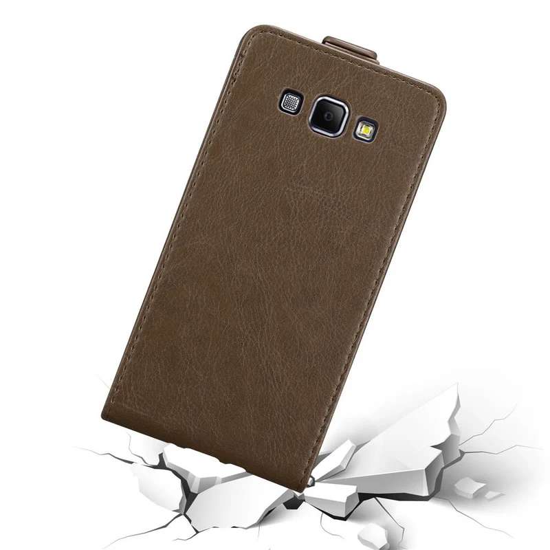 Cadorabo Hülle kompatibel mit Samsung Galaxy A8 2015 Schutzhülle im Flip Design mit Magnetverschluss