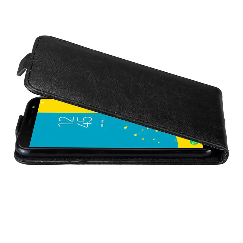 Cadorabo Hülle kompatibel mit Samsung Galaxy J6 2018 Schutzhülle im Flip Design mit Magnetverschluss