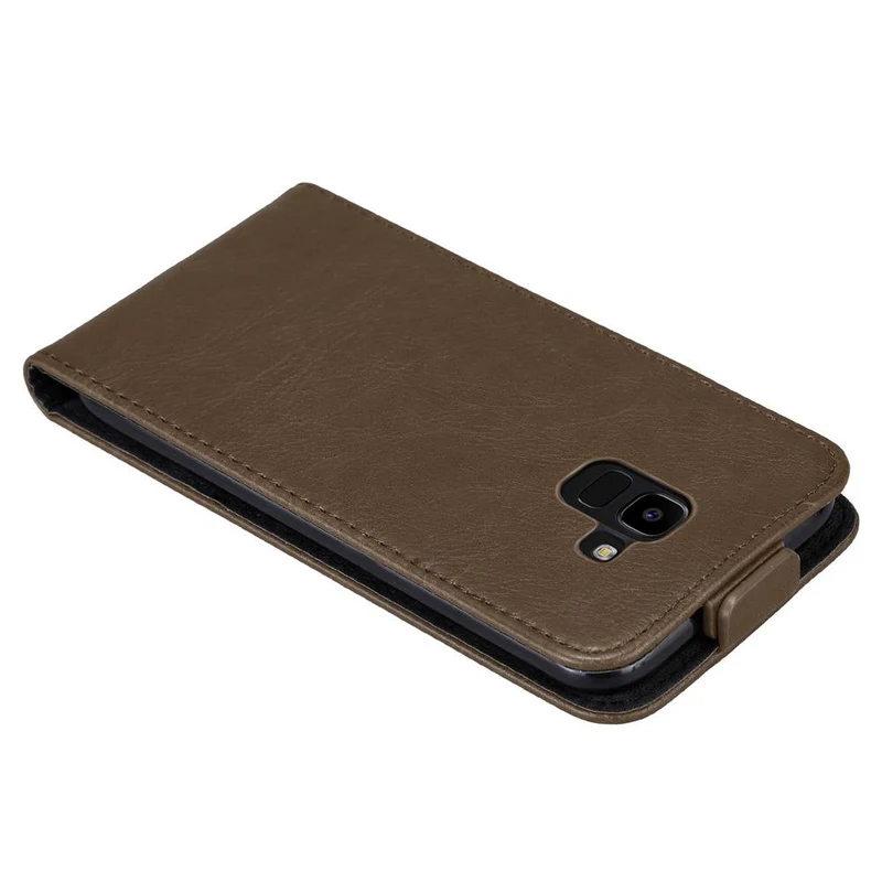 Cadorabo Hülle kompatibel mit Samsung Galaxy J6 2018 Schutzhülle im Flip Design mit Magnetverschluss