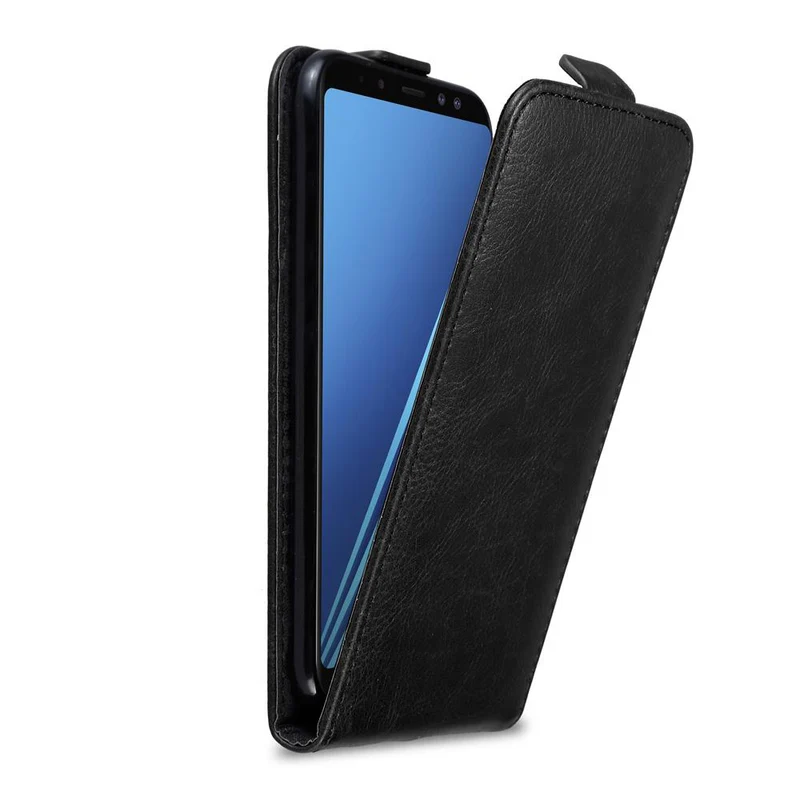Cadorabo Hülle kompatibel mit Samsung Galaxy A8 2018 Schutzhülle im Flip Design mit Magnetverschluss