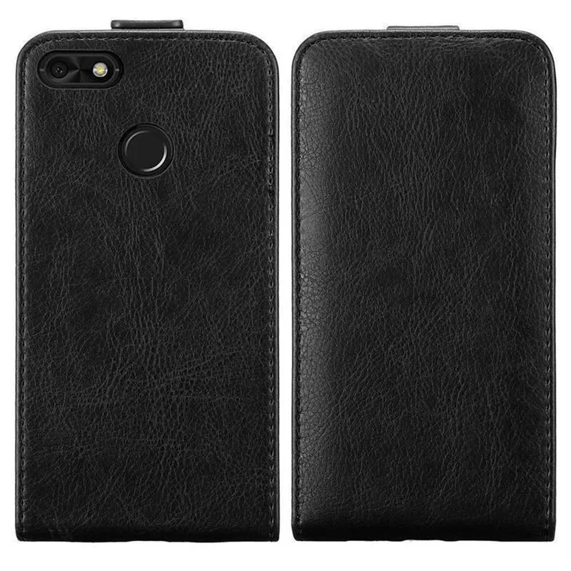 Cadorabo Hülle kompatibel mit Huawei Y6 PRO 2017 Schutzhülle im Flip Design mit Magnetverschluss