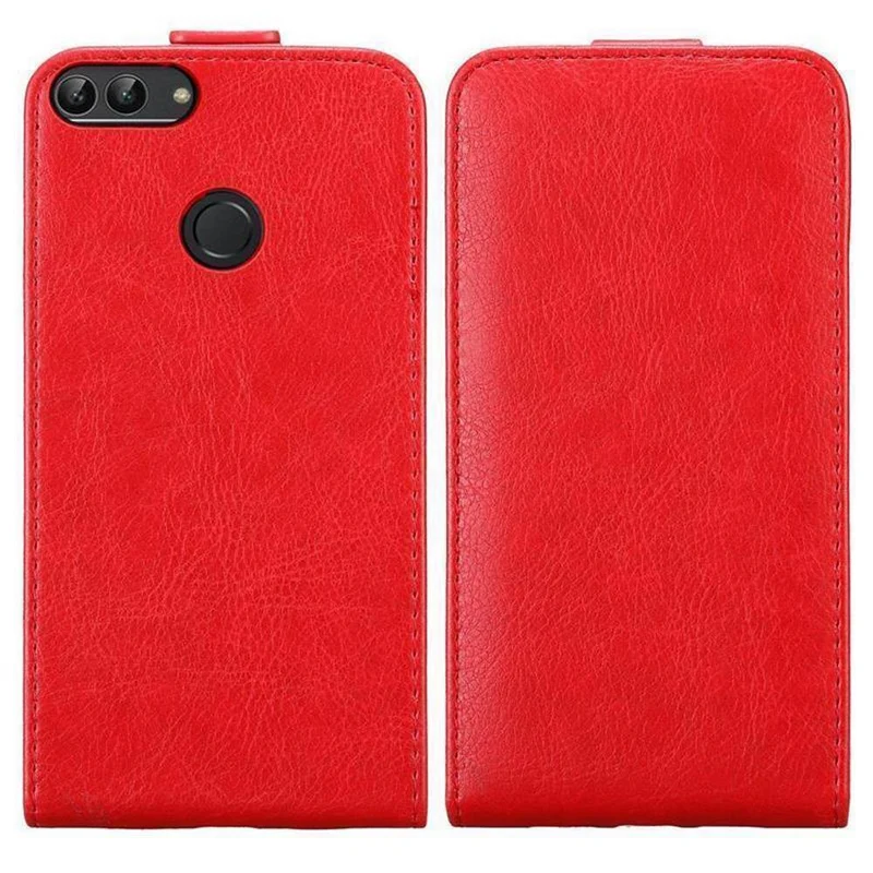Cadorabo Hülle kompatibel mit Huawei P SMART 2018 / Enjoy 7S Schutzhülle im Flip Design mit Magnetverschluss