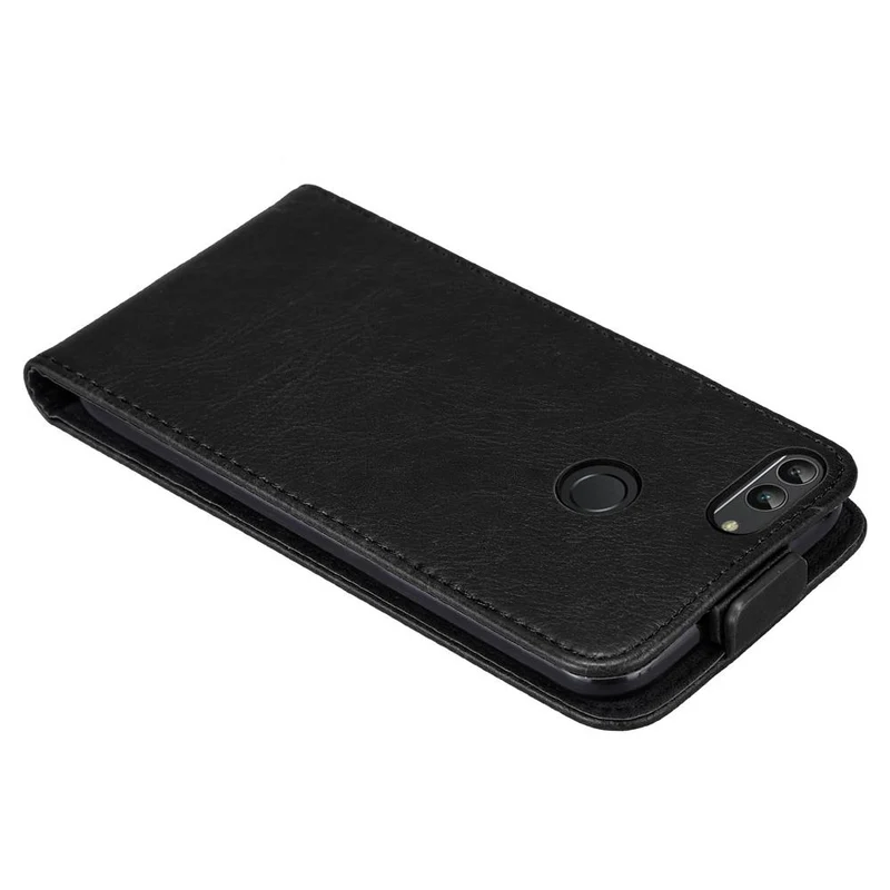 Cadorabo Hülle kompatibel mit Huawei P SMART 2018 / Enjoy 7S Schutzhülle im Flip Design mit Magnetverschluss