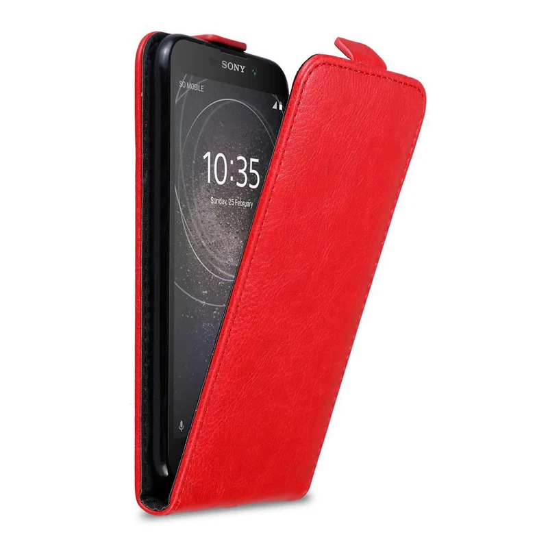 Cadorabo Hülle kompatibel mit Sony Xperia L2 Schutzhülle im Flip Design mit Magnetverschluss