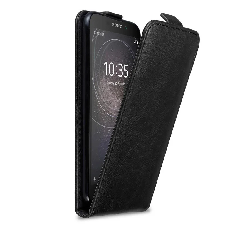 Cadorabo Hülle kompatibel mit Sony Xperia L2 Schutzhülle im Flip Design mit Magnetverschluss