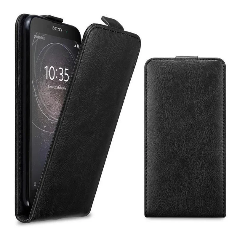 Cadorabo Hülle kompatibel mit Sony Xperia L2 Schutzhülle im Flip Design mit Magnetverschluss