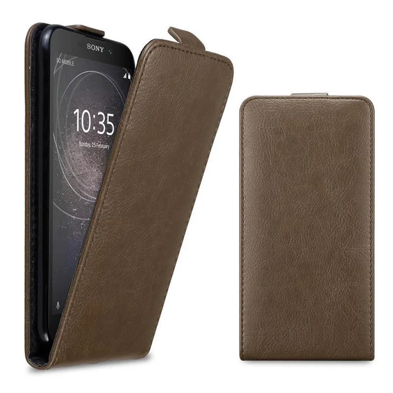 Cadorabo Hülle kompatibel mit Sony Xperia L2 Schutzhülle im Flip Design mit Magnetverschluss