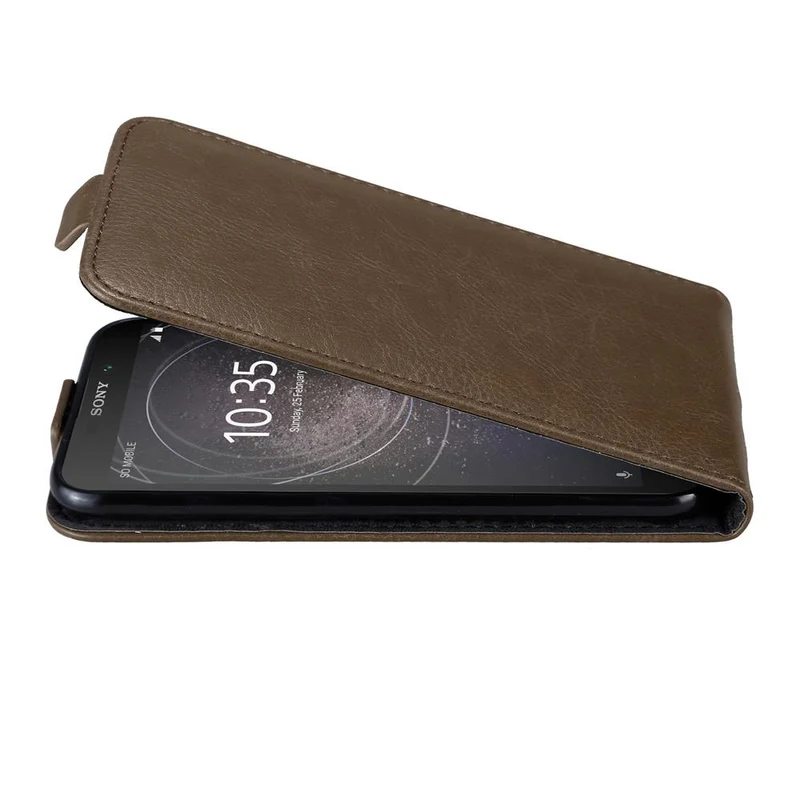 Cadorabo Hülle kompatibel mit Sony Xperia L2 Schutzhülle im Flip Design mit Magnetverschluss