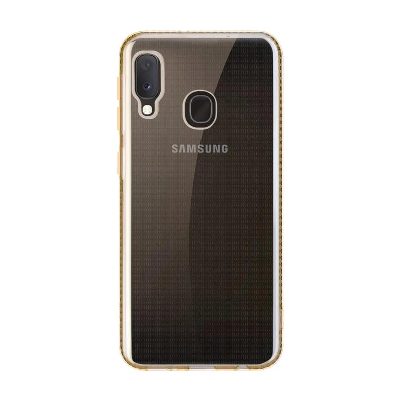 Cadorabo Hülle kompatibel mit Samsung Galaxy A10e / A20e Schutzhülle aus flexiblem TPU Silikon im Strass Design