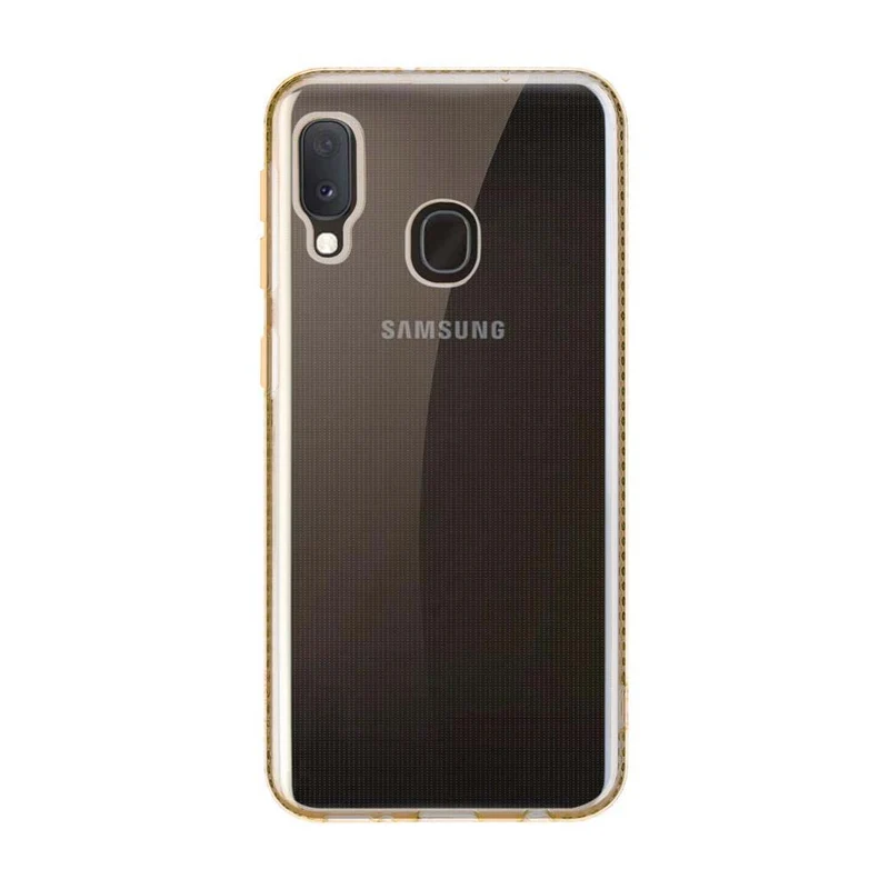 Cadorabo Hülle kompatibel mit Samsung Galaxy A10e / A20e Schutzhülle aus flexiblem TPU Silikon im Strass Design