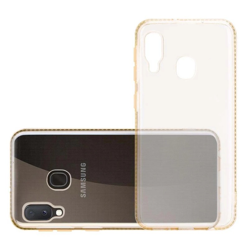 Cadorabo Hülle kompatibel mit Samsung Galaxy A10e / A20e Schutzhülle aus flexiblem TPU Silikon im Strass Design
