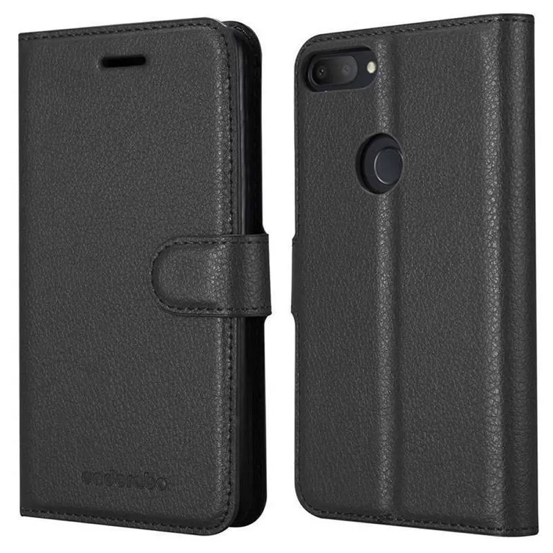 Cadorabo Hülle kompatibel mit Alcatel 1S 2019 Schutzhülle mit Magnetverschluss, Standfunktion und Kartenfach