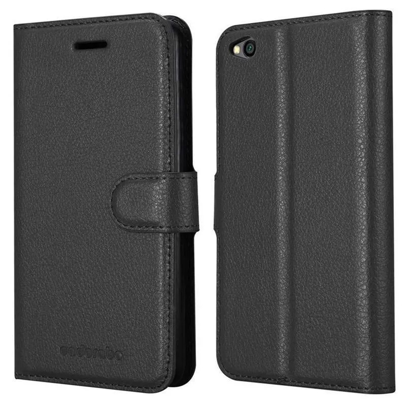 Cadorabo Hülle kompatibel mit Xiaomi RedMi GO Schutzhülle mit Magnetverschluss, Standfunktion und Kartenfach