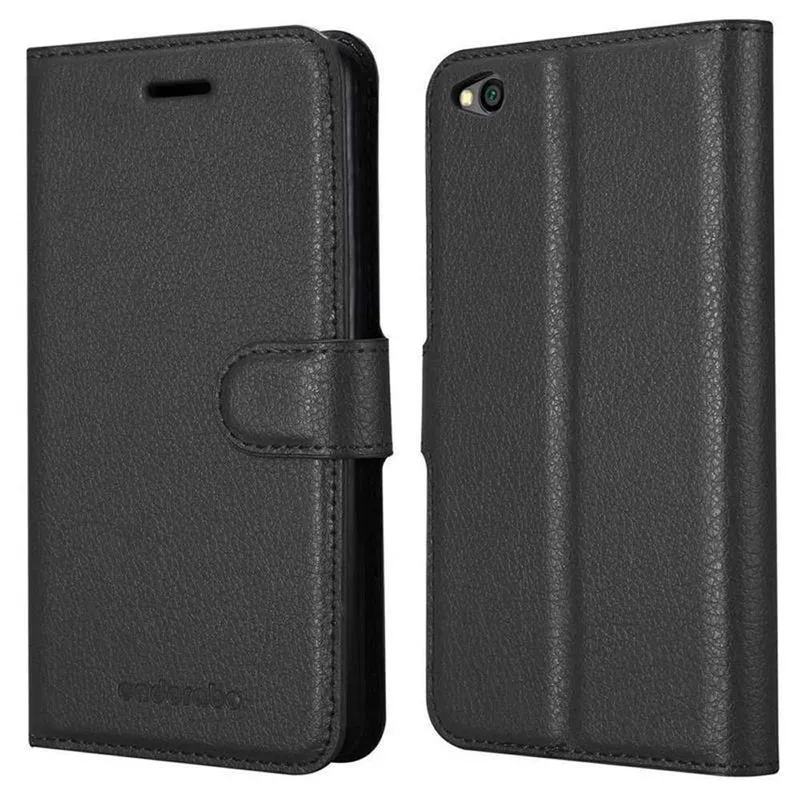 Cadorabo Hülle kompatibel mit Xiaomi RedMi GO Schutzhülle mit Magnetverschluss, Standfunktion und Kartenfach