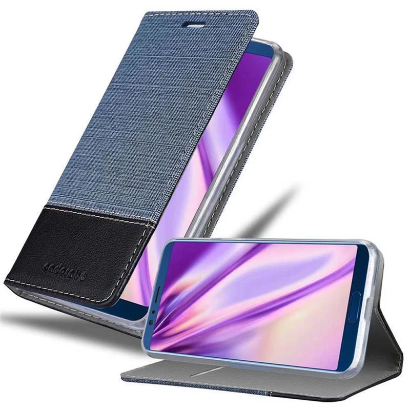 Cadorabo Hülle kompatibel mit Honor 10 LITE / Huawei P SMART 2019 Schutzhülle mit Magnetverschluss, Standfunktion und Kartenfach