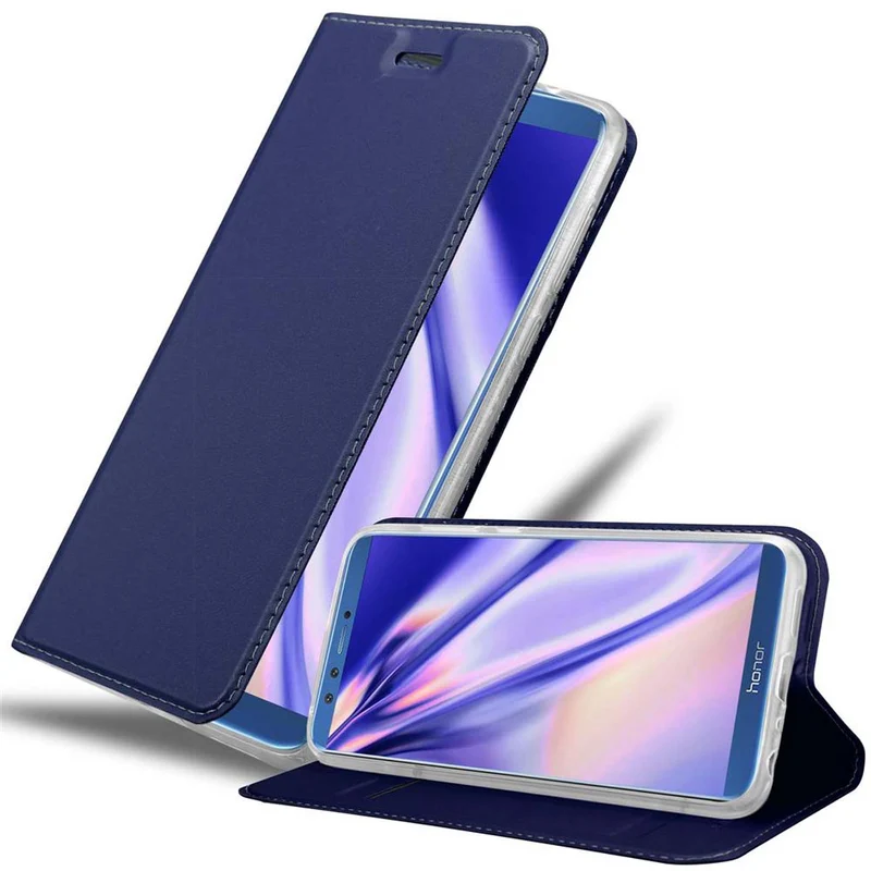 Cadorabo Hülle kompatibel mit Honor 9 LITE Schutzhülle mit Magnetverschluss, Standfunktion und Kartenfach
