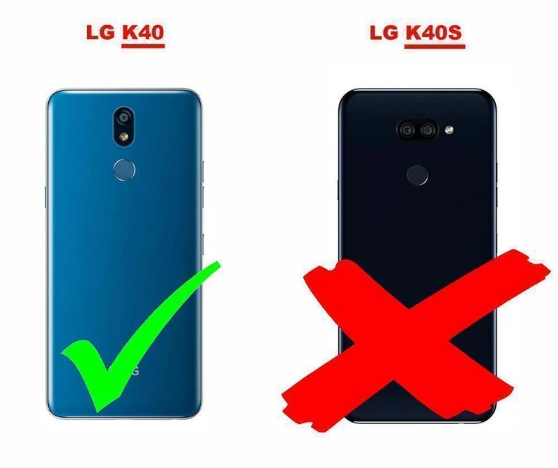 Cadorabo Hülle kompatibel mit LG K40 Schutzhülle mit Magnetverschluss, Standfunktion und Kartenfach
