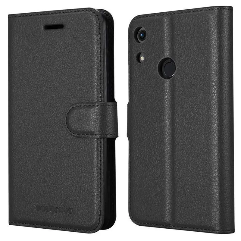 Cadorabo Hülle kompatibel mit Honor 8A Schutzhülle mit Magnetverschluss, Standfunktion und Kartenfach