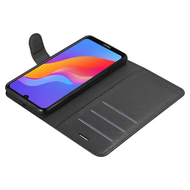 Cadorabo Hülle kompatibel mit Honor 8A Schutzhülle mit Magnetverschluss, Standfunktion und Kartenfach