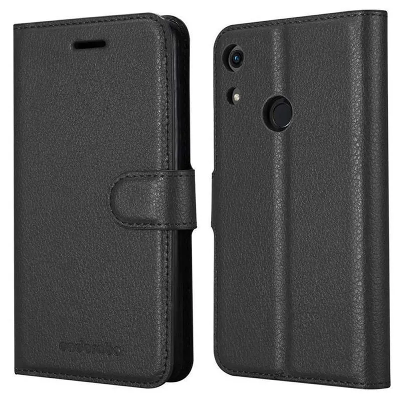 Cadorabo Hülle kompatibel mit Honor 8A Schutzhülle mit Magnetverschluss, Standfunktion und Kartenfach
