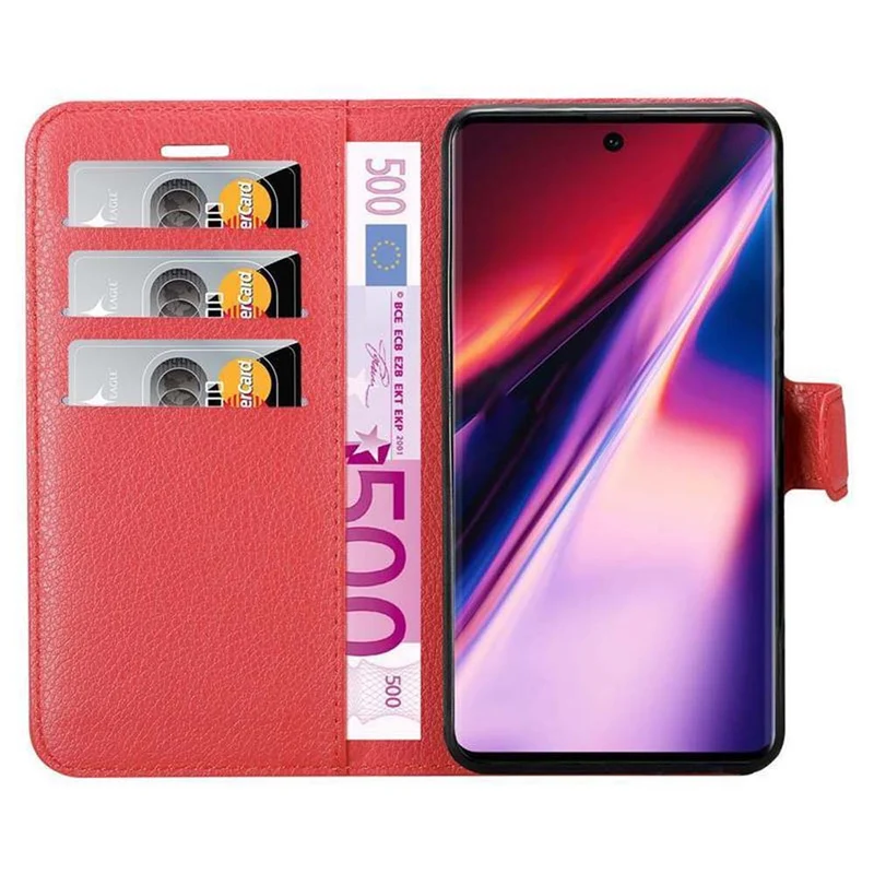 Cadorabo Hülle kompatibel mit Samsung Galaxy NOTE 10 Schutzhülle mit Magnetverschluss, Standfunktion und Kartenfach
