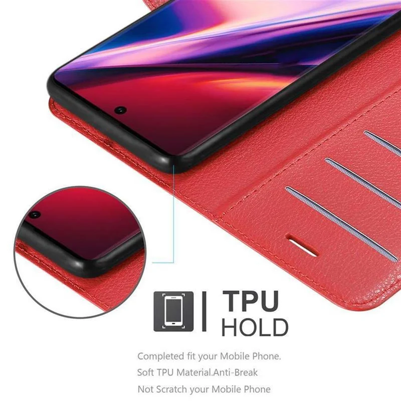 Cadorabo Hülle kompatibel mit Samsung Galaxy NOTE 10 Schutzhülle mit Magnetverschluss, Standfunktion und Kartenfach