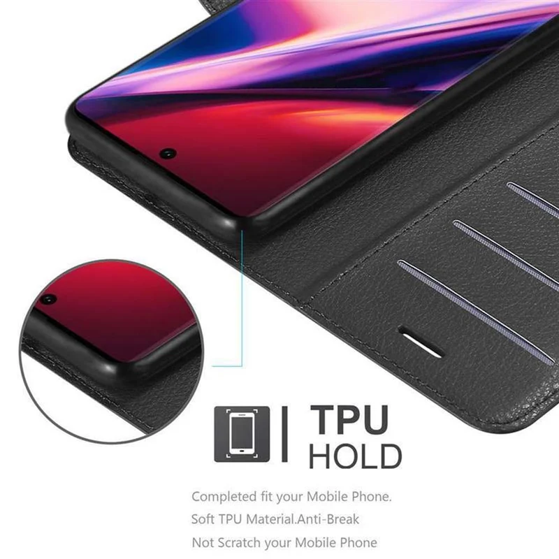 Cadorabo Hülle kompatibel mit Samsung Galaxy NOTE 10 Schutzhülle mit Magnetverschluss, Standfunktion und Kartenfach