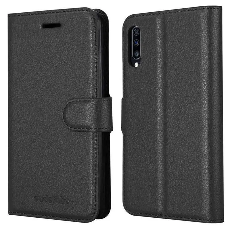 Cadorabo Hülle kompatibel mit Samsung Galaxy A70 / A70s Schutzhülle mit Magnetverschluss, Standfunktion und Kartenfach