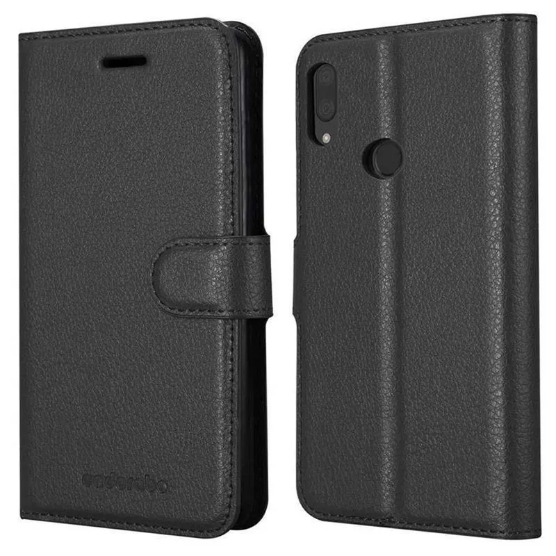 Cadorabo Hülle kompatibel mit Huawei Y7 2019 / Y7 PRIME 2019 Schutzhülle mit Magnetverschluss, Standfunktion und Kartenfach