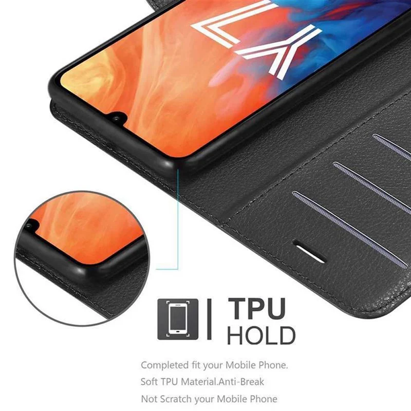 Cadorabo Hülle kompatibel mit Huawei Y7 2019 / Y7 PRIME 2019 Schutzhülle mit Magnetverschluss, Standfunktion und Kartenfach