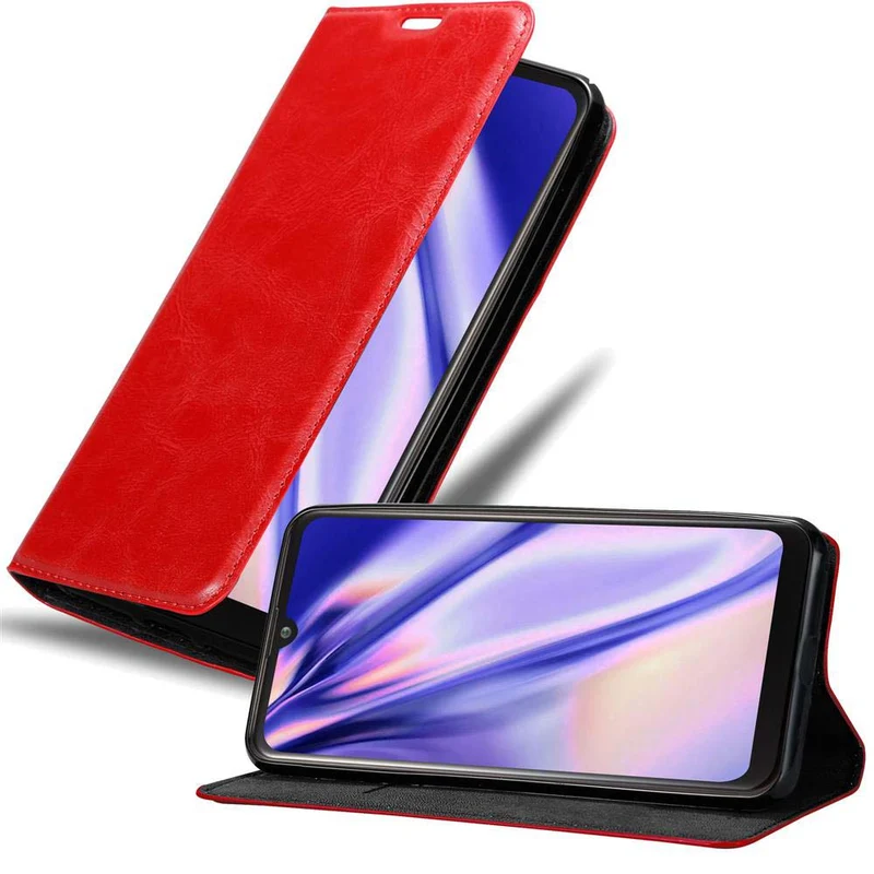 Cadorabo Hülle kompatibel mit LG K50 Schutzhülle mit Magnetverschluss, Standfunktion und Kartenfach