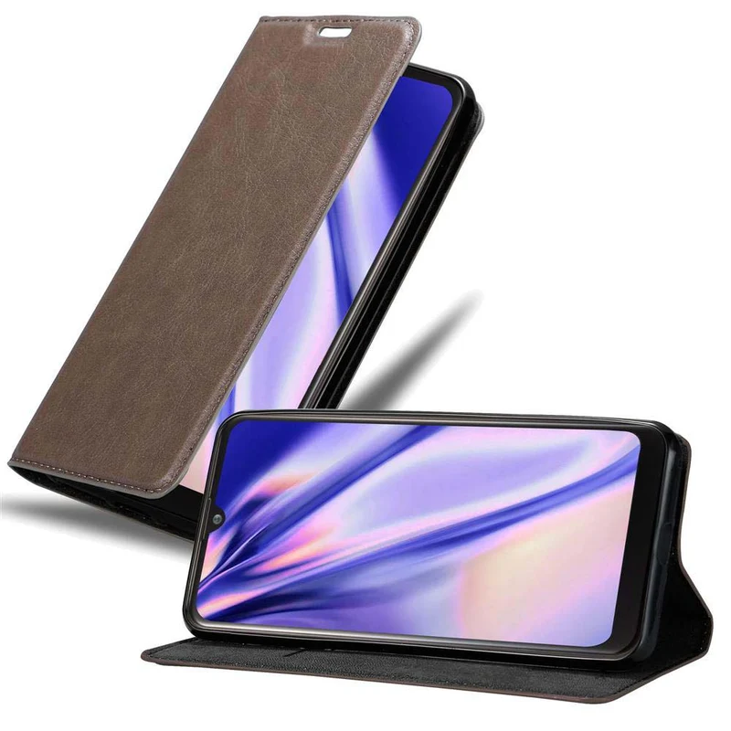 Cadorabo Hülle kompatibel mit LG K50 Schutzhülle mit Magnetverschluss, Standfunktion und Kartenfach