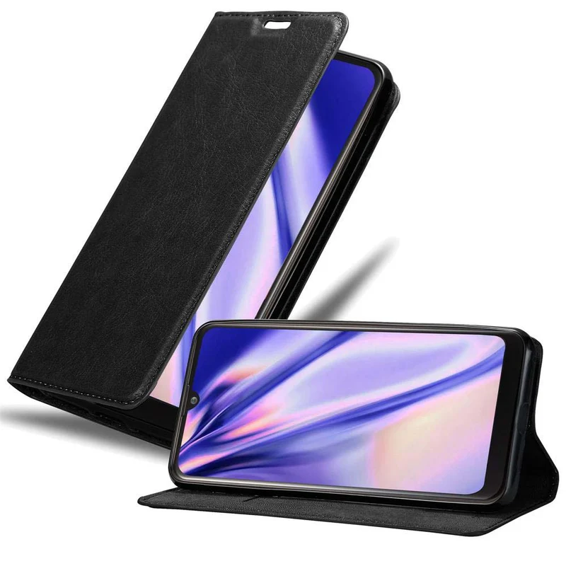 Cadorabo Hülle kompatibel mit LG K50 Schutzhülle mit Magnetverschluss, Standfunktion und Kartenfach