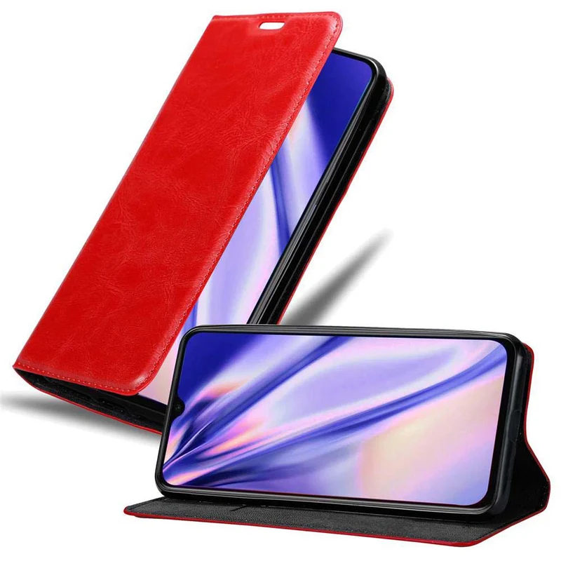 Cadorabo Hülle kompatibel mit Xiaomi Mi 9 SE Schutzhülle mit Magnetverschluss, Standfunktion und Kartenfach