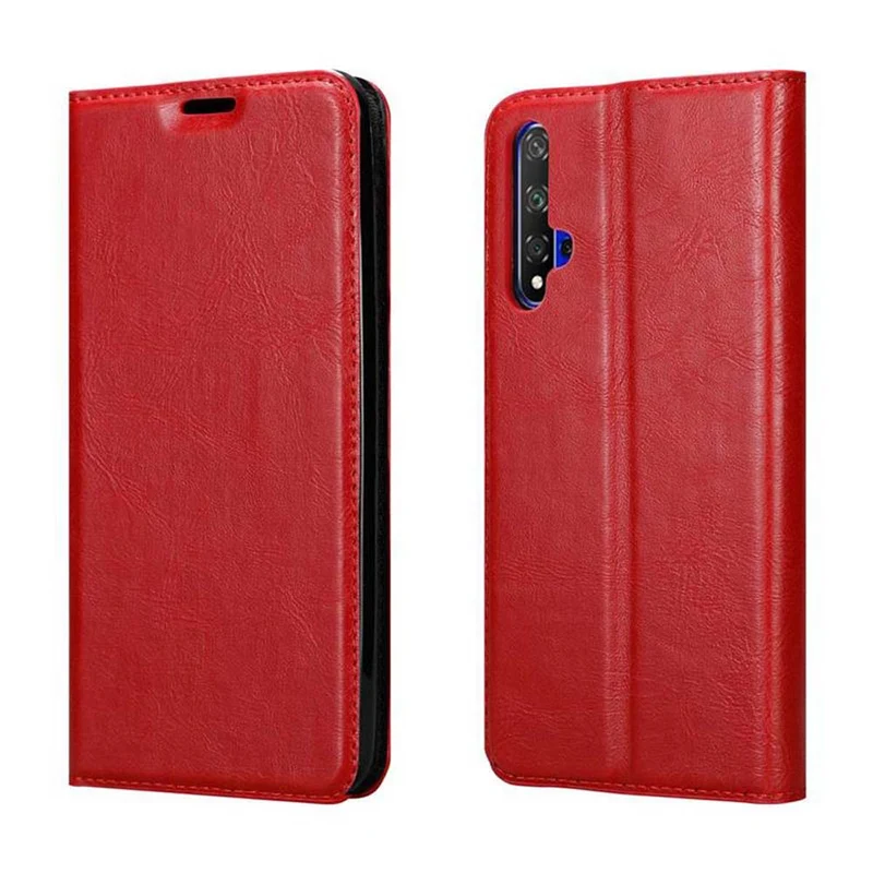Cadorabo Hülle kompatibel mit Honor 20 / 20S / Huawei NOVA 5T Schutzhülle mit Magnetverschluss, Standfunktion und Kartenfach