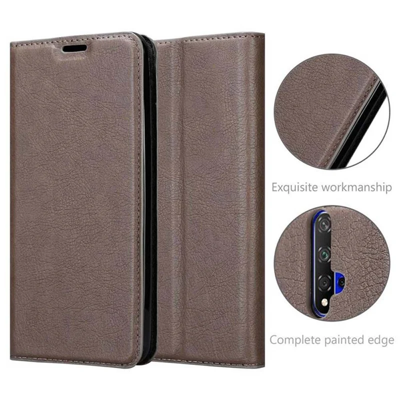 Cadorabo Hülle kompatibel mit Honor 20 / 20S / Huawei NOVA 5T Schutzhülle mit Magnetverschluss, Standfunktion und Kartenfach