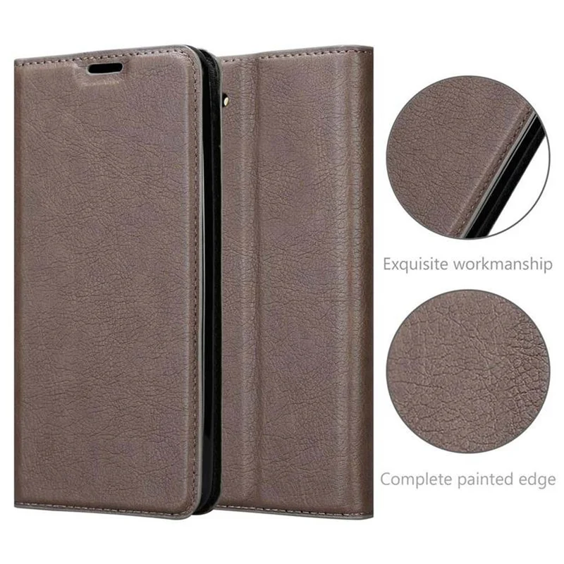 Cadorabo Hülle kompatibel mit Samsung Galaxy NOTE 10 Schutzhülle mit Magnetverschluss, Standfunktion und Kartenfach
