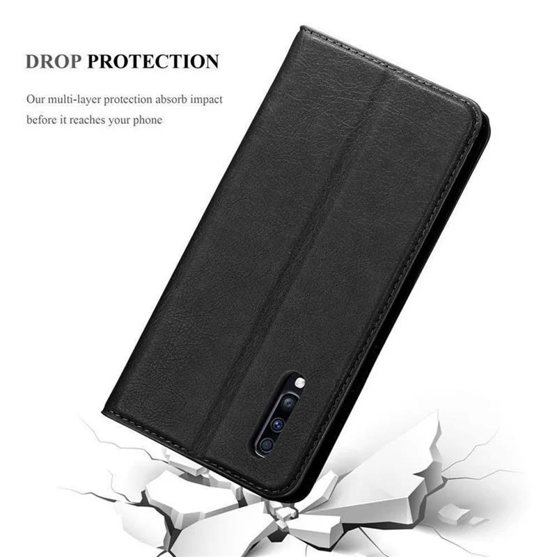 Cadorabo Hülle kompatibel mit Samsung Galaxy A70 / A70s Schutzhülle mit Magnetverschluss, Standfunktion und Kartenfach