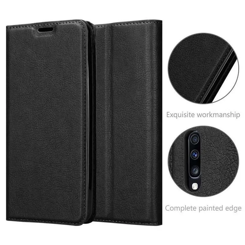 Cadorabo Hülle kompatibel mit Samsung Galaxy A70 / A70s Schutzhülle mit Magnetverschluss, Standfunktion und Kartenfach