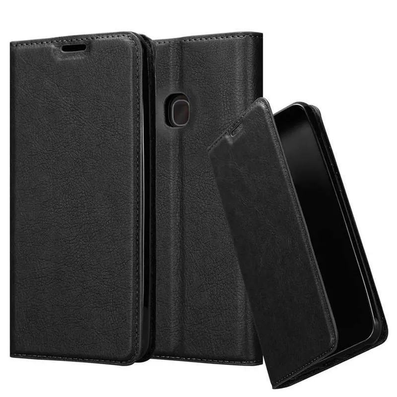 Cadorabo Hülle kompatibel mit Samsung Galaxy A40 Schutzhülle mit Magnetverschluss, Standfunktion und Kartenfach