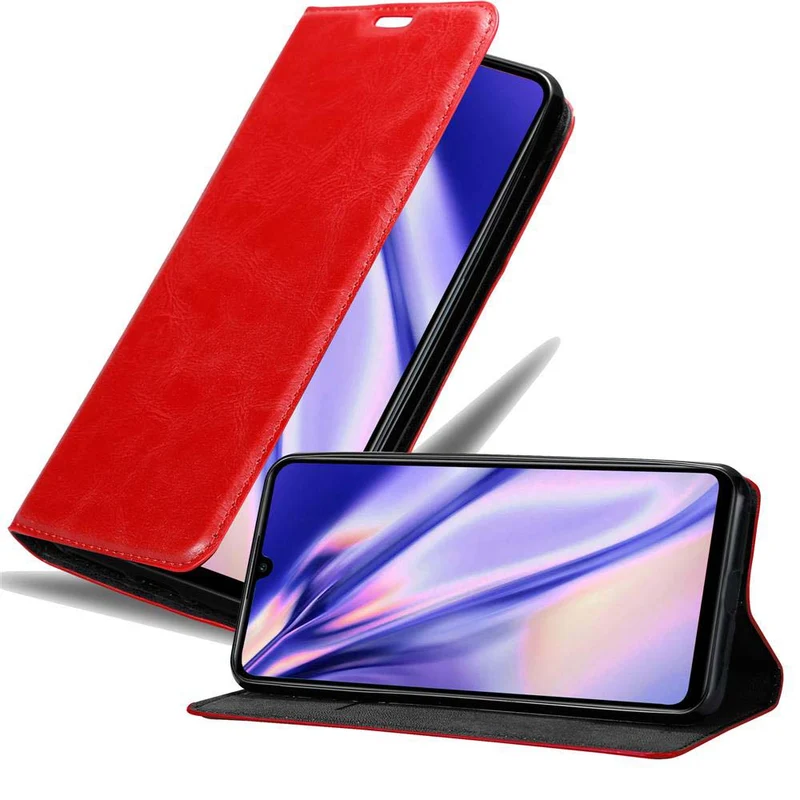 Cadorabo Hülle kompatibel mit Huawei P30 LITE Schutzhülle mit Magnetverschluss, Standfunktion und Kartenfach